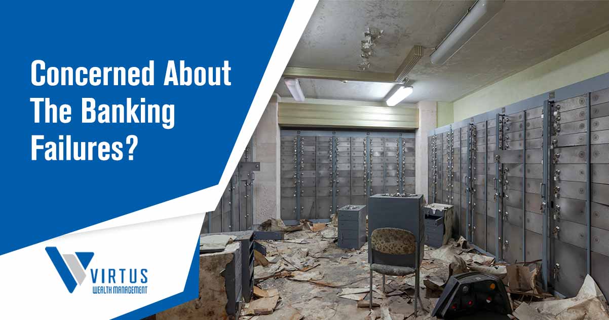 Damaged bank vault representing concerns about banking failures