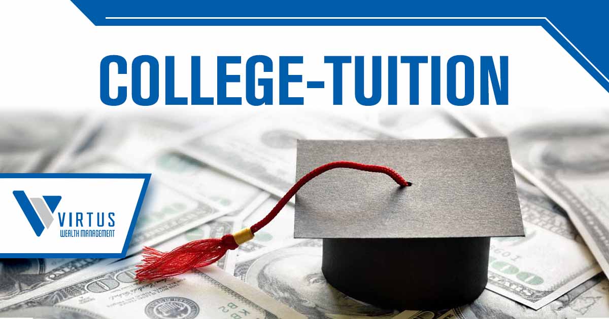 Graduation cap representing college tuition planning