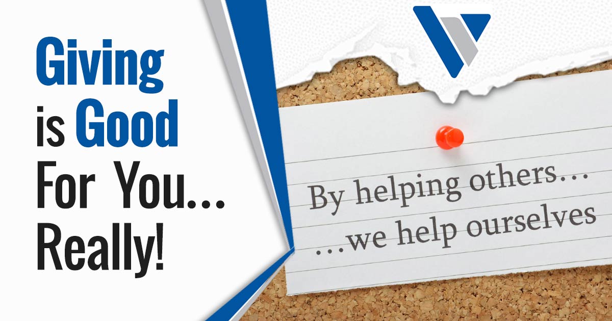 Financial graphic about charitable giving