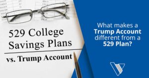 Comparison of a 529 college savings plan and Trump Account