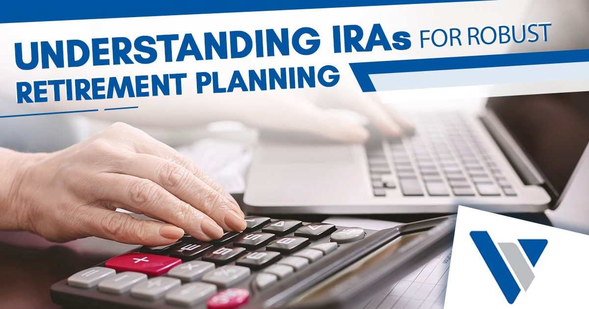 Financial graphic about using IRAs for retirement planning