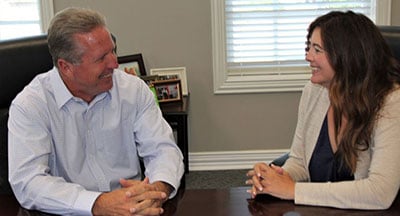 Photo of Brian Tillotson, CPWA®, Certified Private Wealth Advisor℠ and Karen Spence, CRPC® in Southlake, Texas offices of Virtus Wealth financial advisors