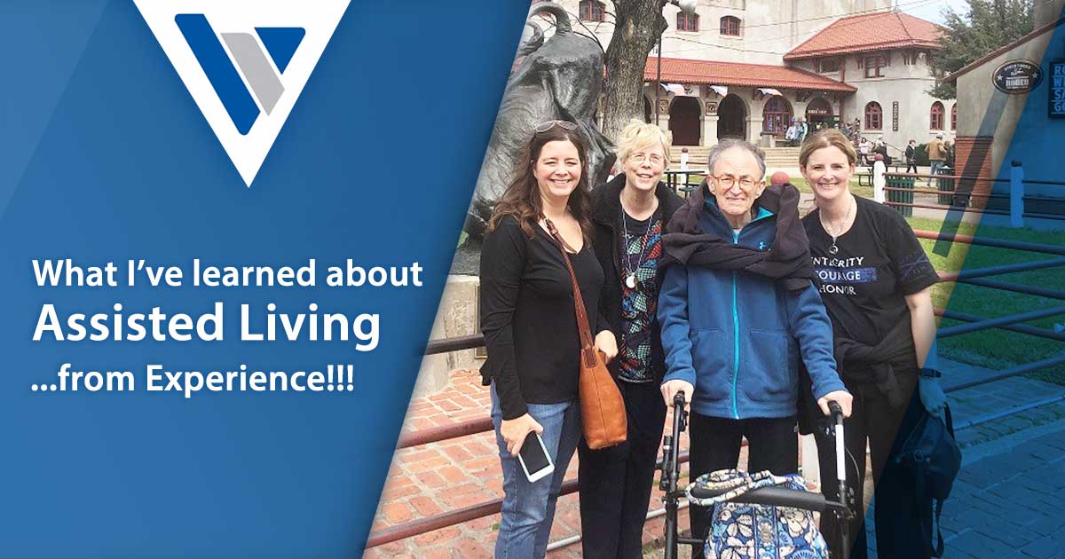 Financial planning graphic about assisted living